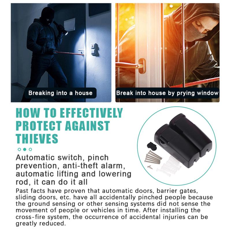 HOT!2Pcs Safety Infrared Beam  - Home Security Beams avaliação e preço