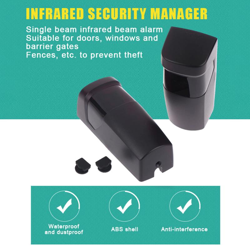 HOT!2Pcs Safety Infrared Beam  - Home Security Beams avaliação e preço