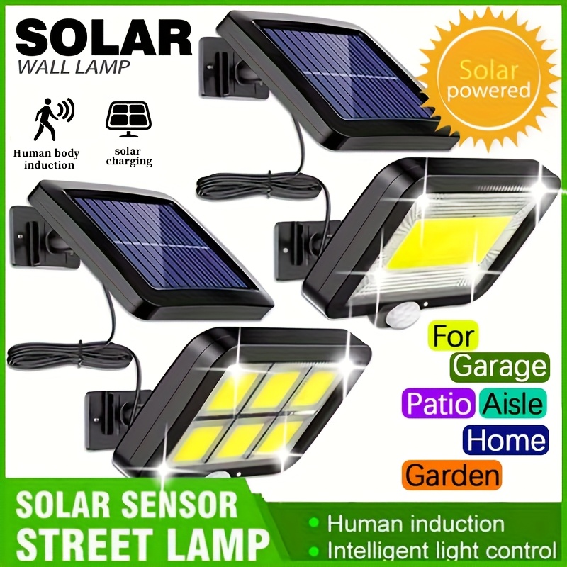 LED Solar Split Wall Lamp Outd - Home Security Beams avaliação e preço