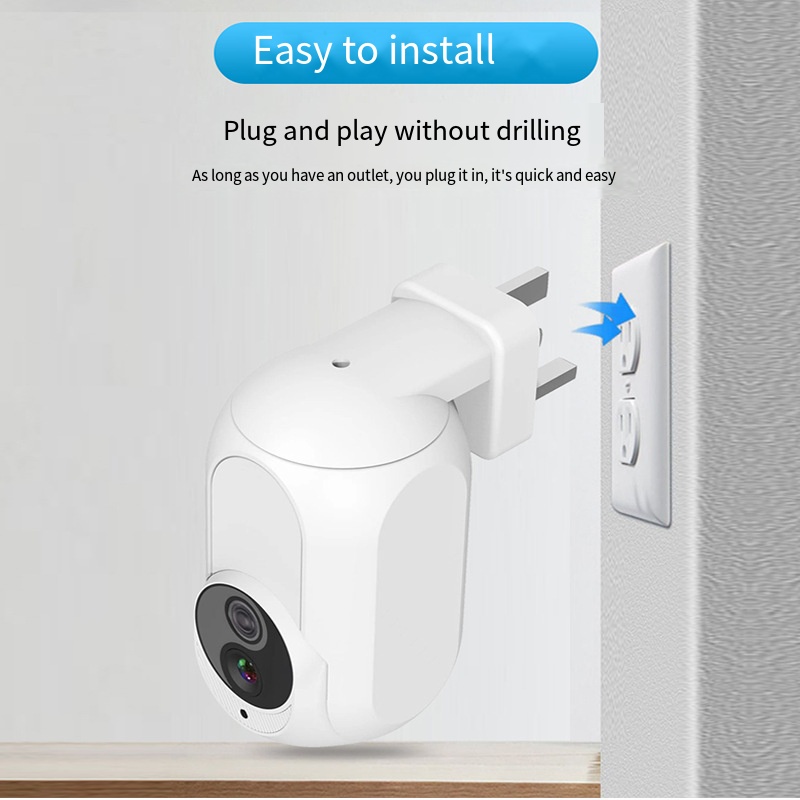 Tuya Wall Plug In Camera Wifi  - Home Security Beams avaliação e preço