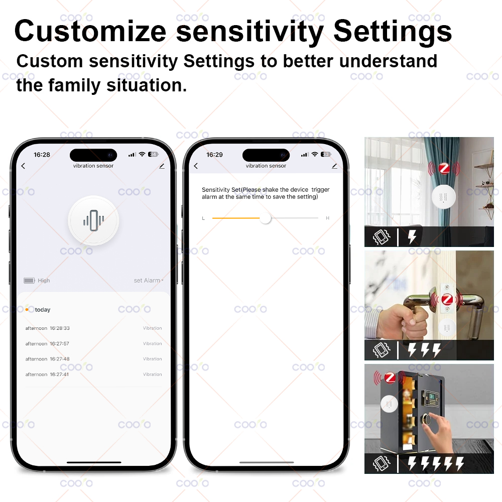 Zigbee Smart Vibration Shock S - Window Alarm Sensor avaliação e preço
