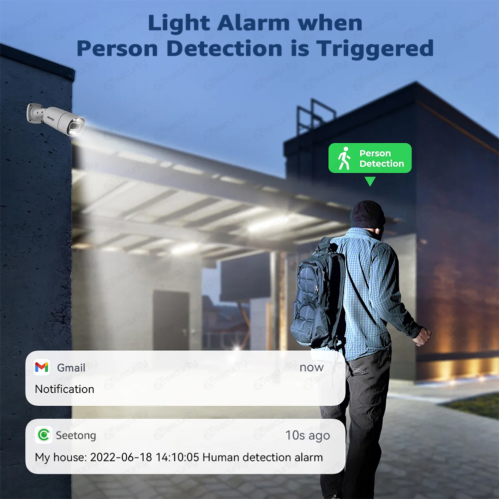 4K PoE Security Camera System  - Home Security Outdoor Camera System avaliação e preço