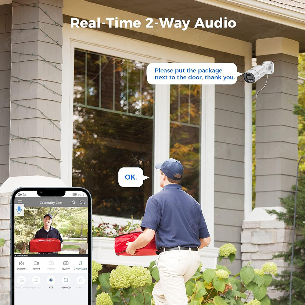 4K PoE Security Camera System  - Home Security Outdoor Camera System avaliação e preço