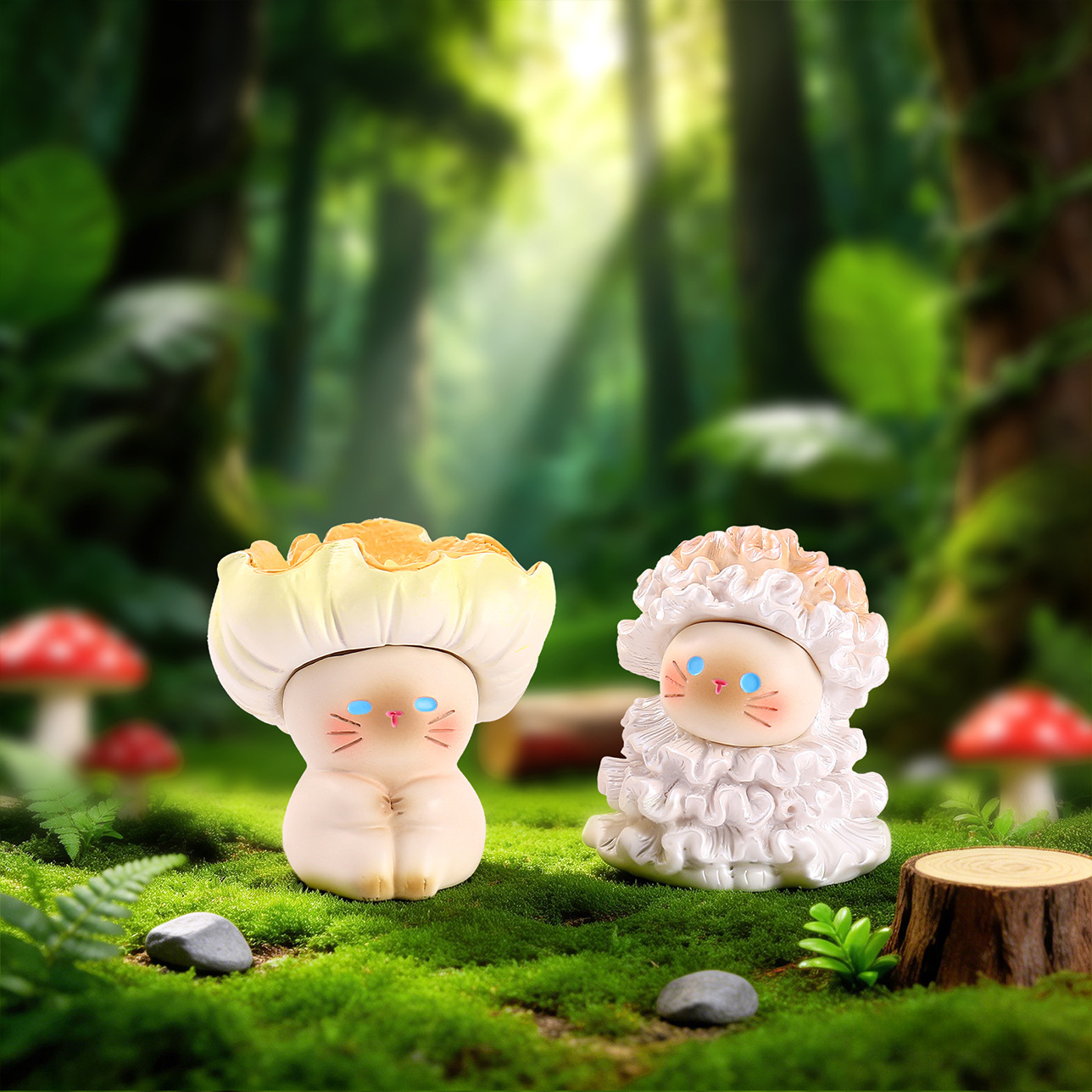 Mushroom Meow Blind Box Cute C - Home Security Packages avaliação e preço