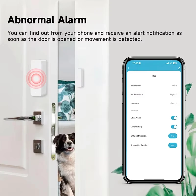 Tuya Zigbee/WiFi Magnetic Door - Window Alarm Sensor avaliação e preço