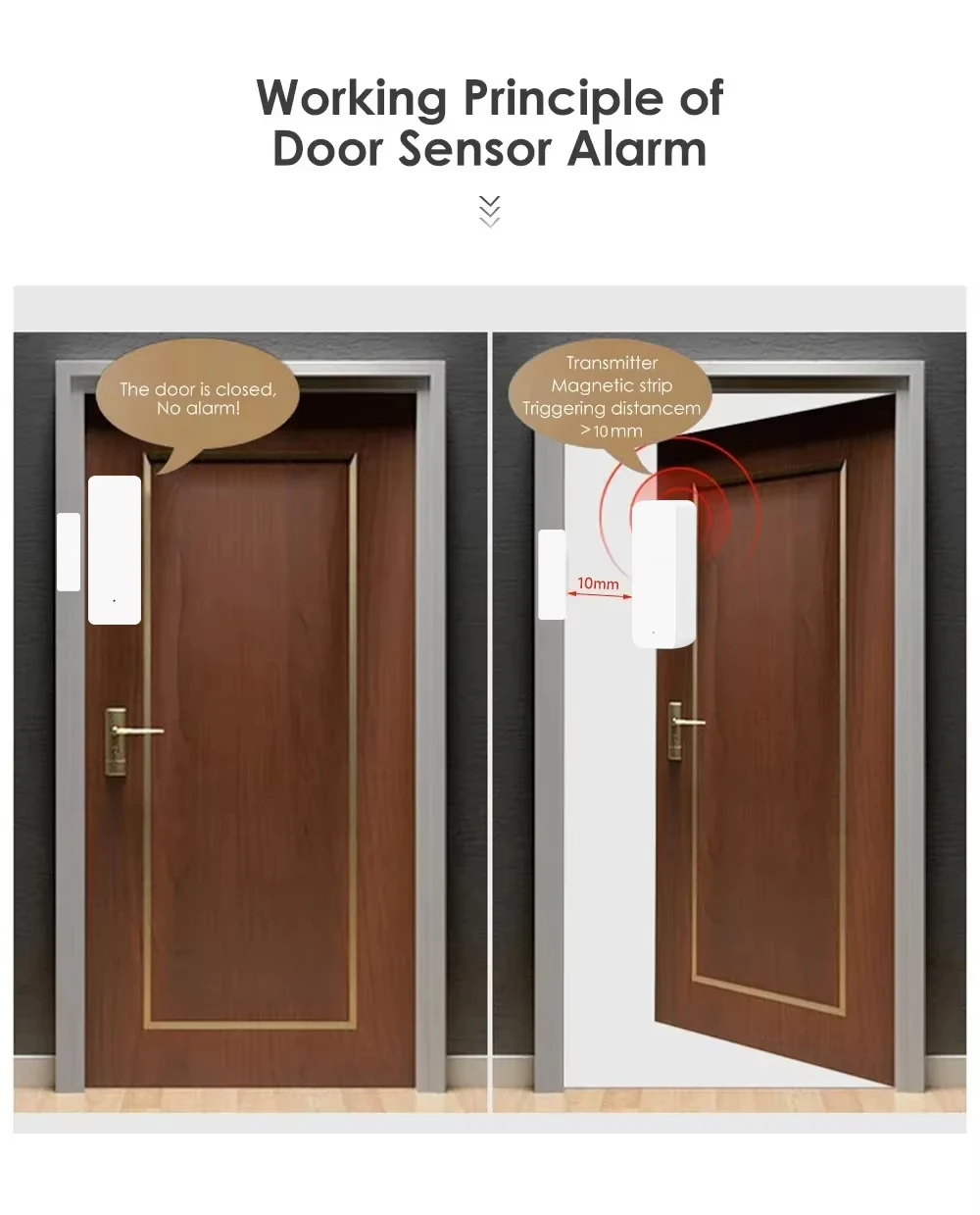 Tuya Zigbee/WiFi Magnetic Door - Window Alarm Sensor avaliação e preço