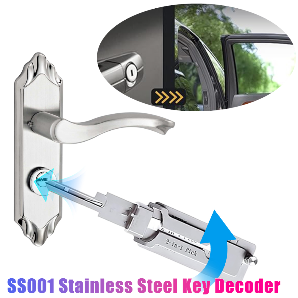 SS001 Key Decoder Stainless St - Lock Picking Set avaliação e preço