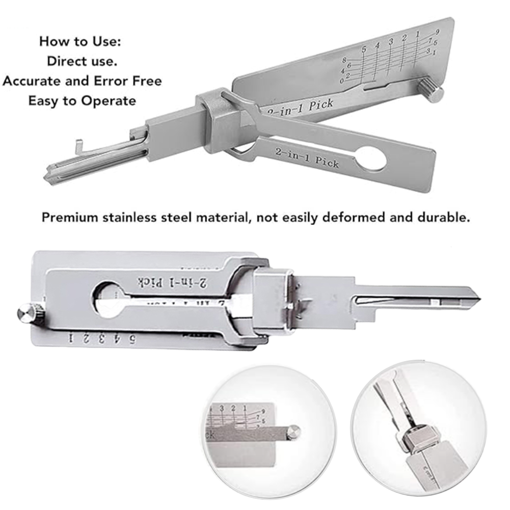 SS001 Key Decoder Stainless St - Lock Picking Set avaliação e preço