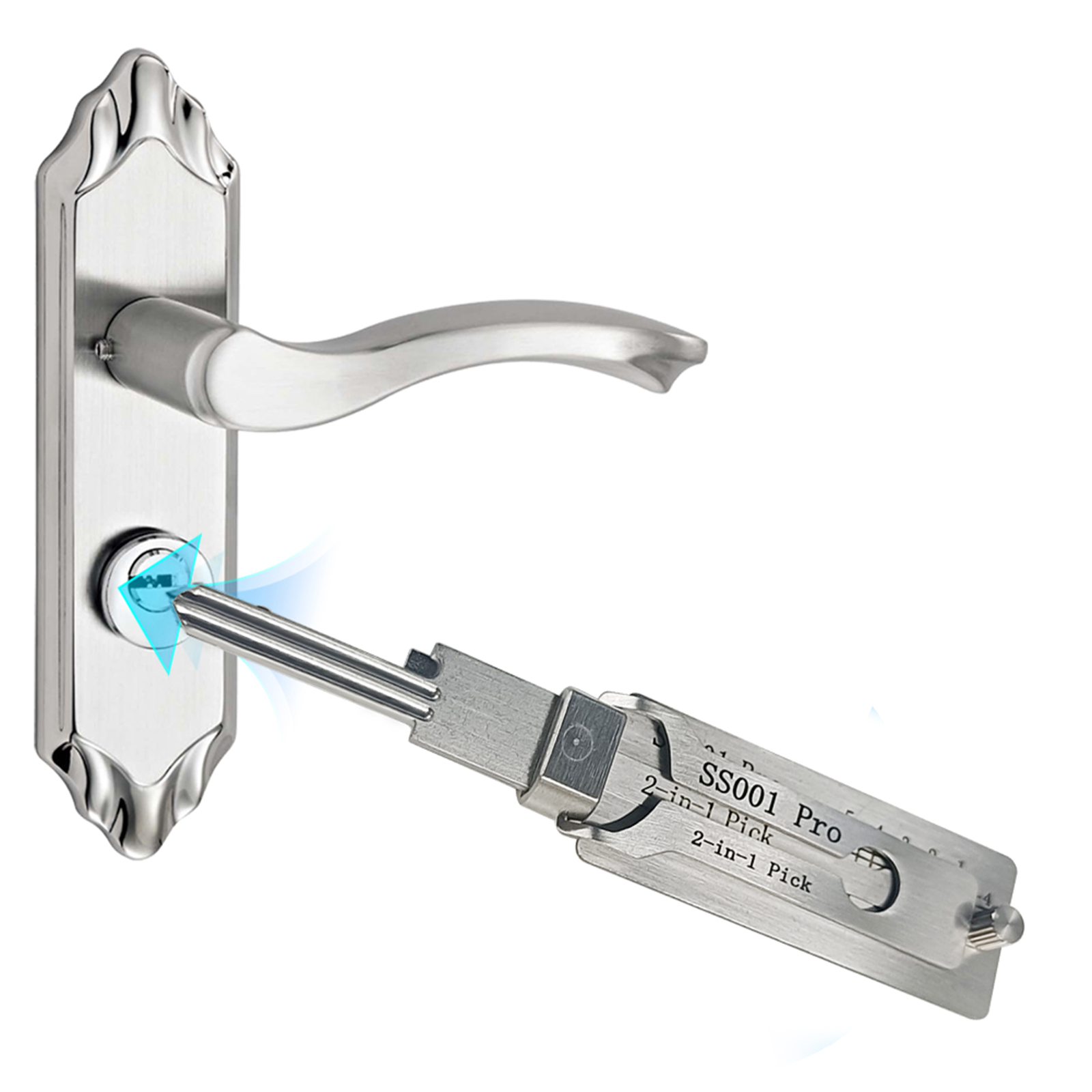 SS001 pro Stainless Steel Key  - Lock Picking Set avaliação e preço