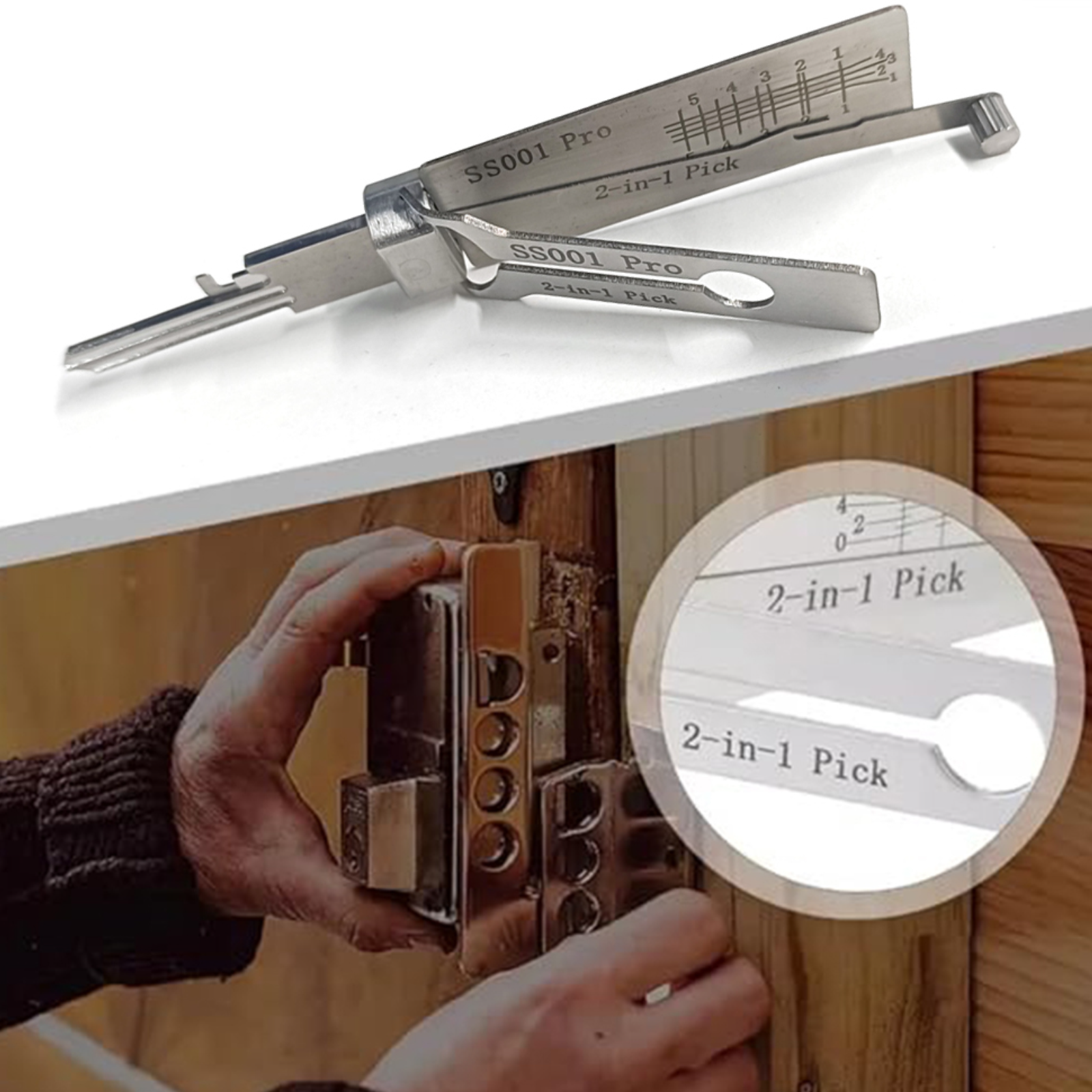 SS001 pro Stainless Steel Key  - Lock Picking Set avaliação e preço