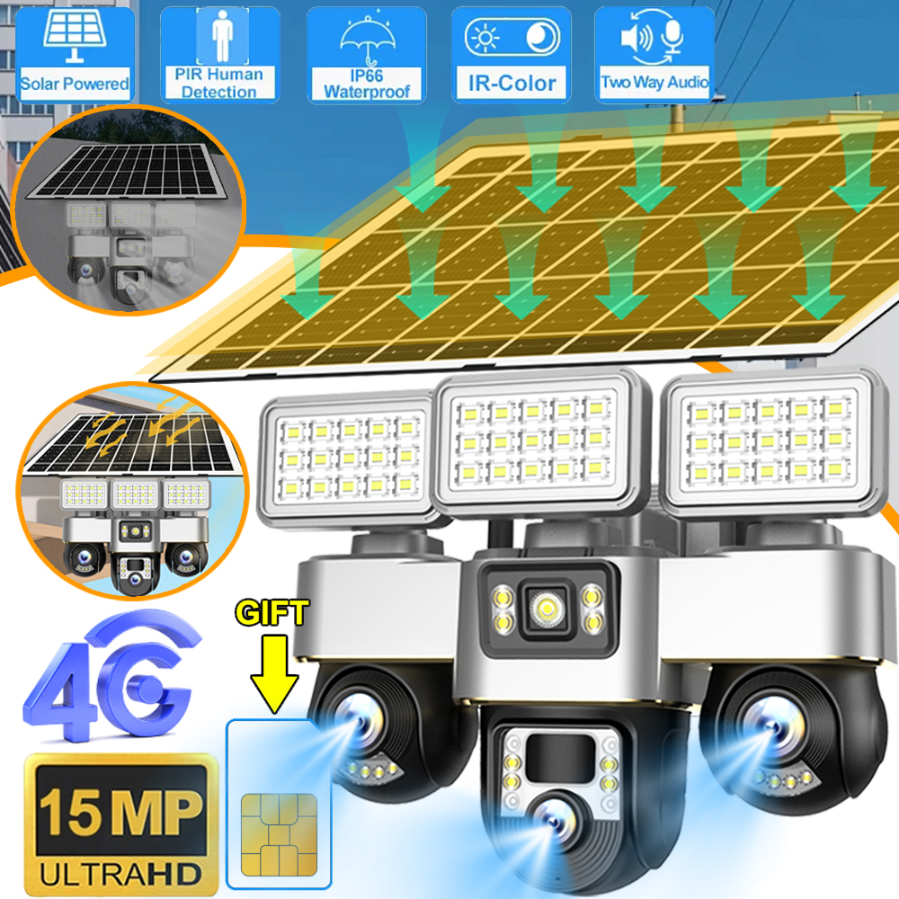 4G Sim Card Camera With Solar  - Home Security Outdoor Camera System avaliação e preço