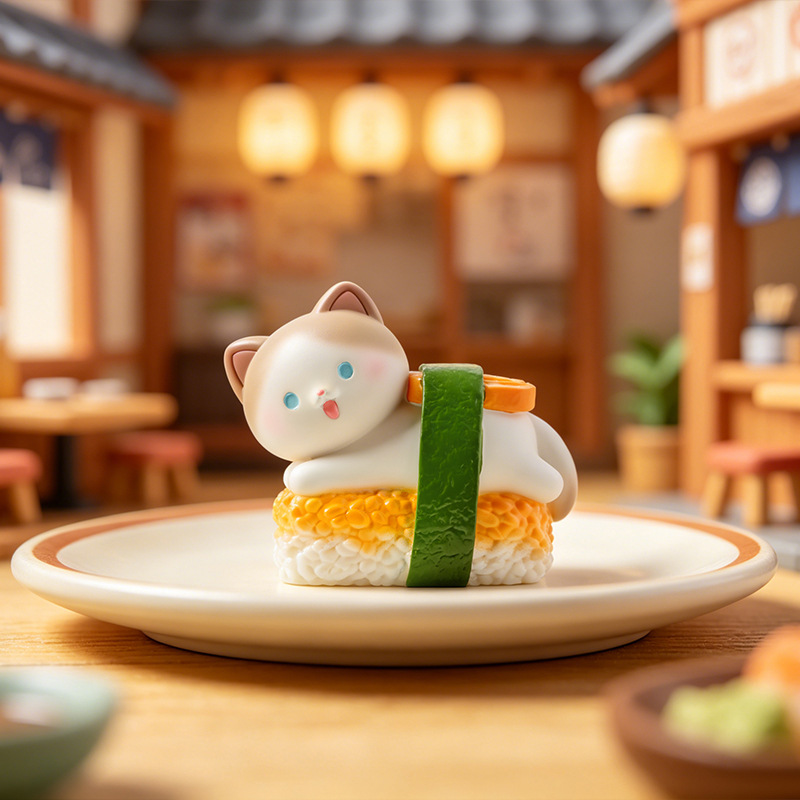 Sushi Cat Blind Box Cartoon Fi - Home Security Packages avaliação e preço