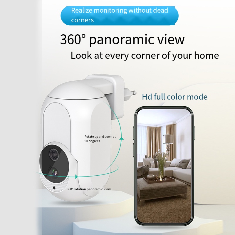 Tuya Wall Plug In Camera Wifi  - Home Security Beams avaliação e preço