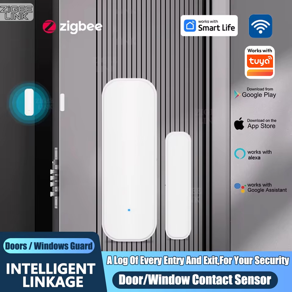 ZigBee Door Window Sensor Wire - Window Alarm Sensor avaliação e preço