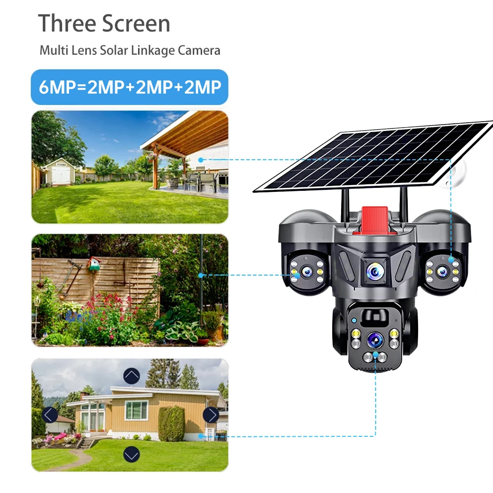 KERUI Outdoor PTZ 6MP 4G SIM W - Home Security Outdoor Camera System avaliação e preço