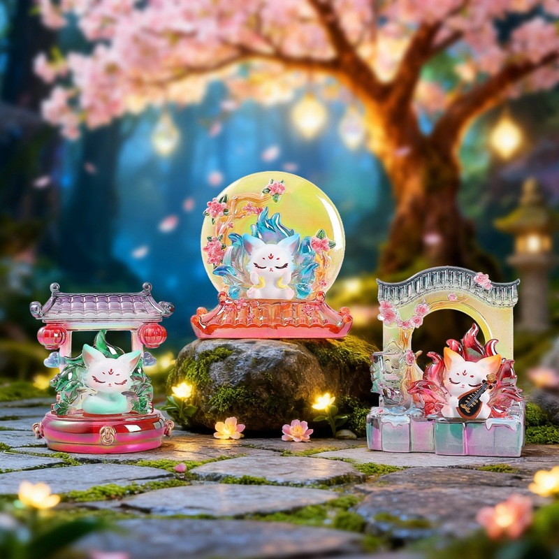 Nine Tailed Fox Blind Box Seri - Home Security Packages avaliação e preço