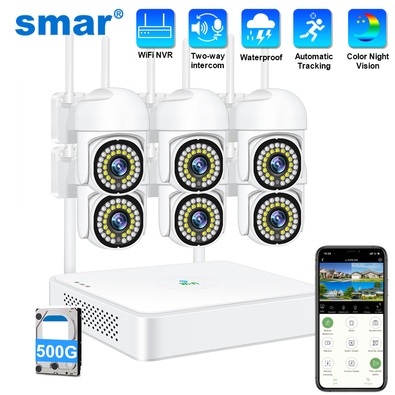 Smar 3MP Wireless CCTV Securit - Home Security Services avaliação e preço