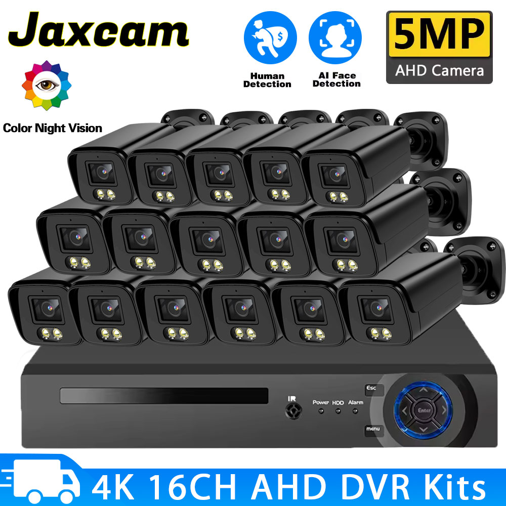 5MP 16PCS AHD Security Camera  - Home Security Outdoor Camera System avaliação e preço