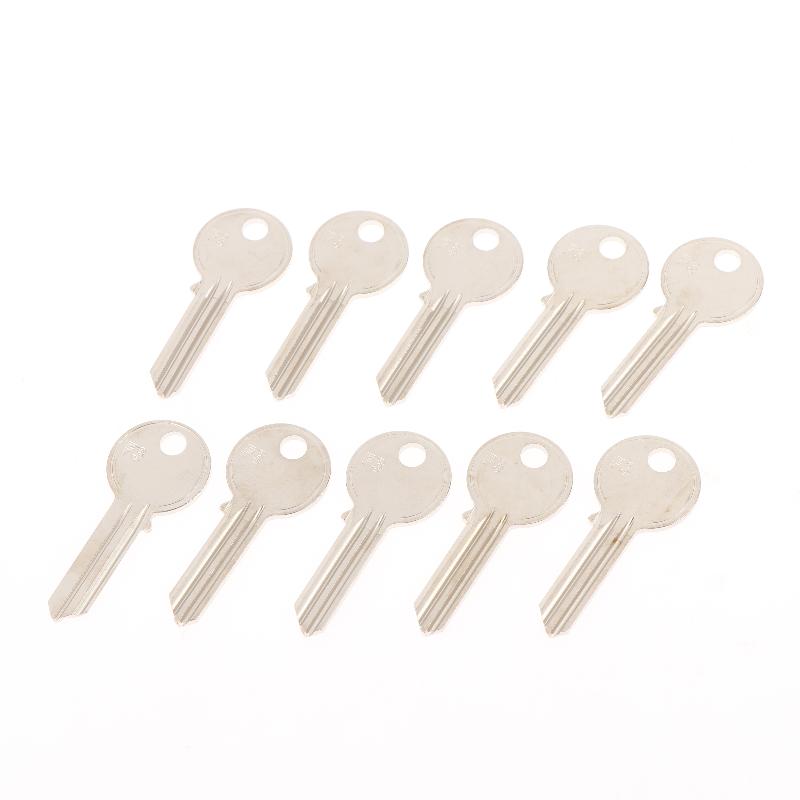 10Pcs F3 Double Slot Key Blank - Home Security Gate avaliação e preço