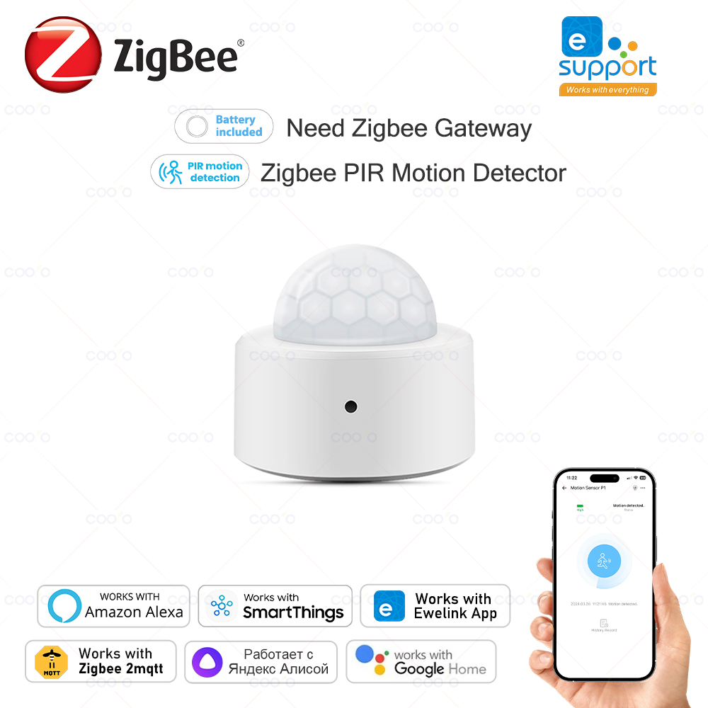 COOLO Zigbee 3.0 PIR Motion Se - Home Security Device avaliação e preço