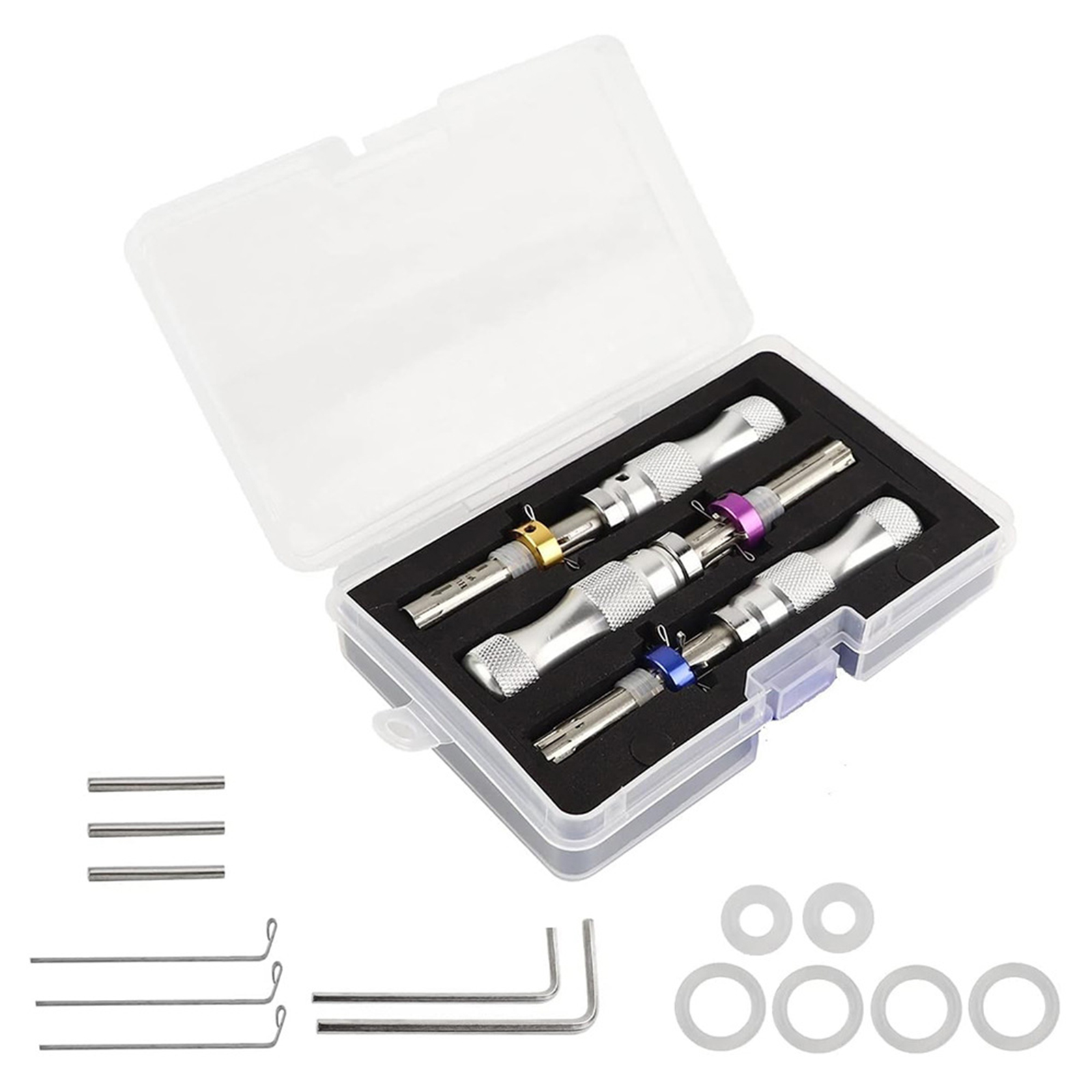 7 Pins Tubular Lock Pick Tool  - Lock Picking Set avaliação e preço
