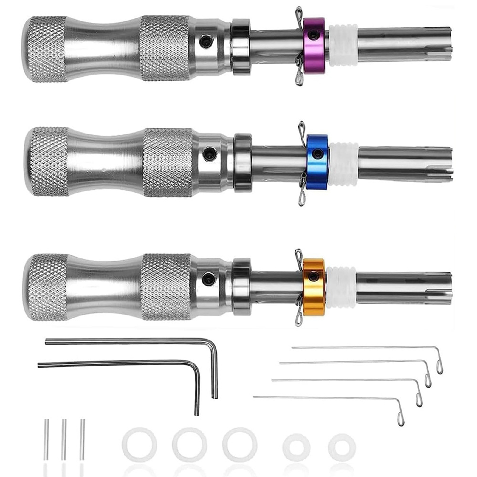 7 Pins Tubular Lock Pick Tool  - Lock Picking Set avaliação e preço