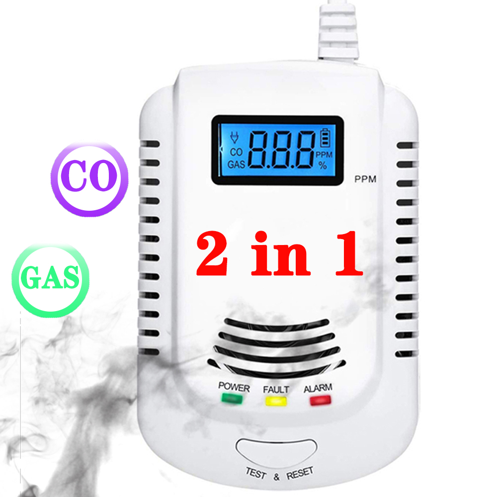 New CO Leak Detector 2-in-1 Ca - Home Security Device avaliação e preço