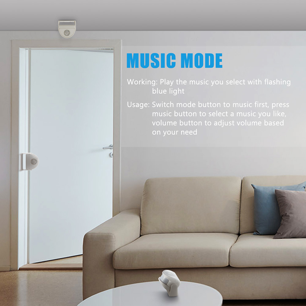 32 Songs Welcome Infrared Chim - Home Security Gate avaliação e preço